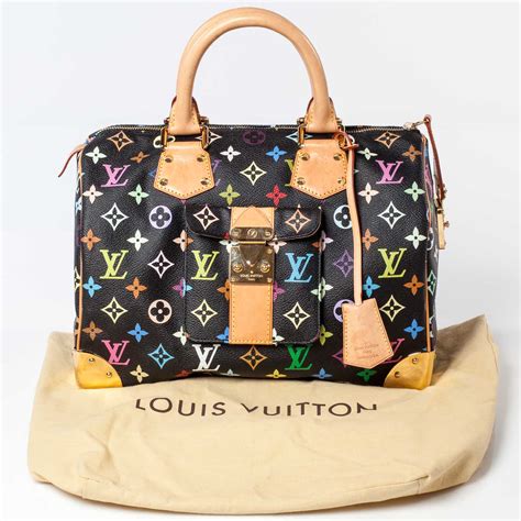 authentic louis vuitton multicolored speedy 